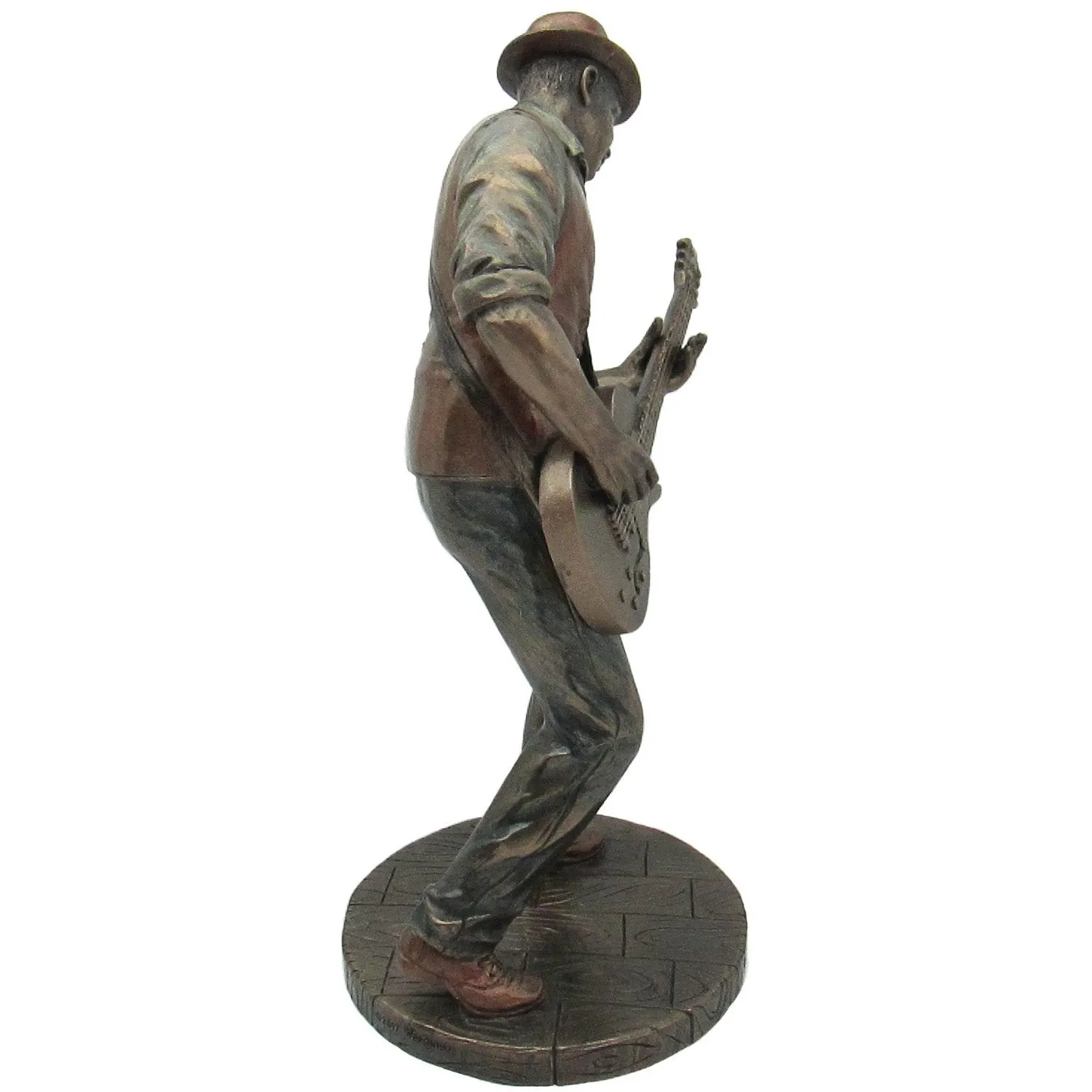 Jazz Band Bronze Sculpture, Guitarist