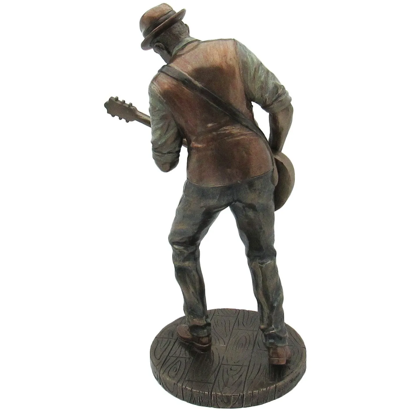 Jazz Band Bronze Sculpture, Guitarist