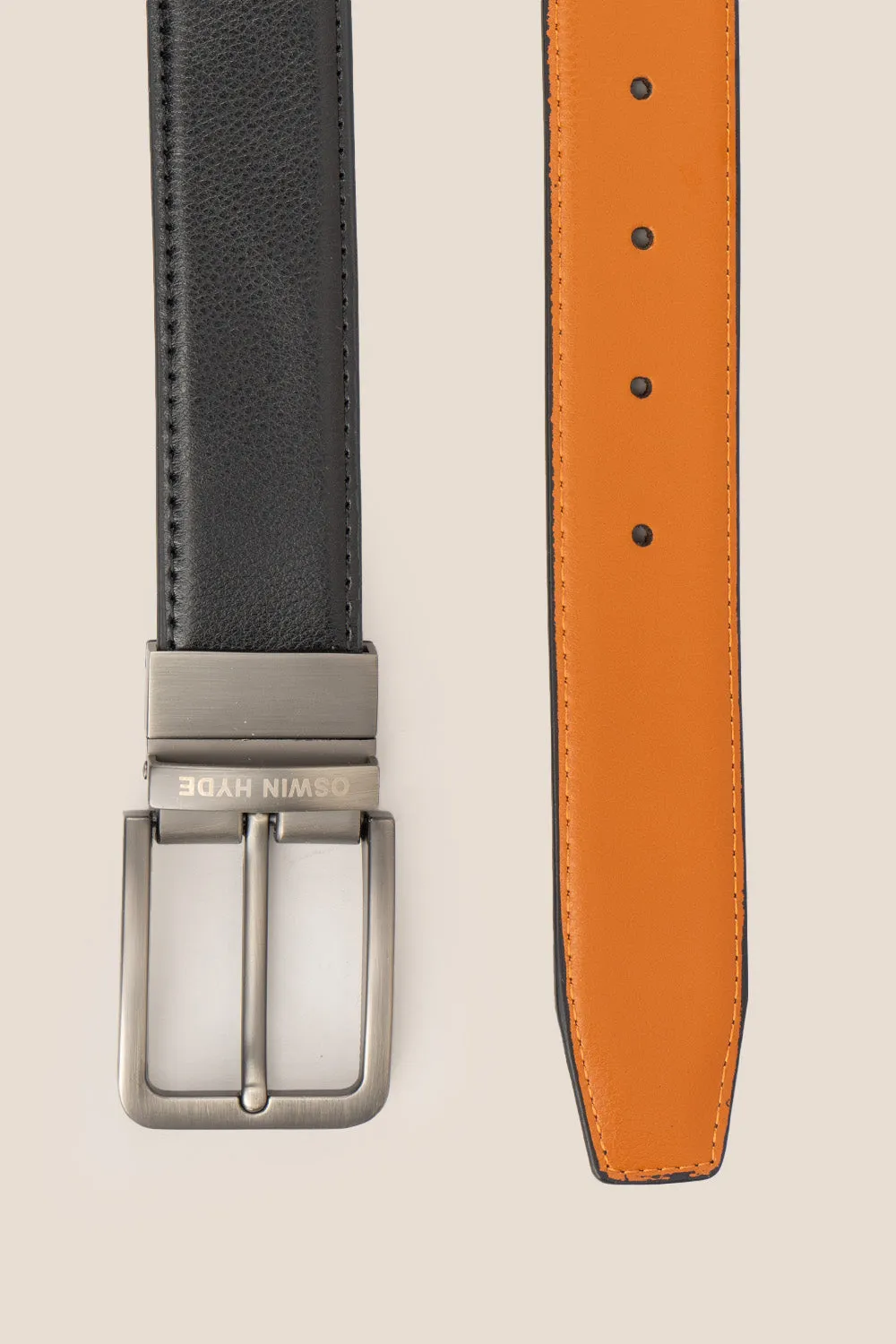 Jim Reversible Black Tan