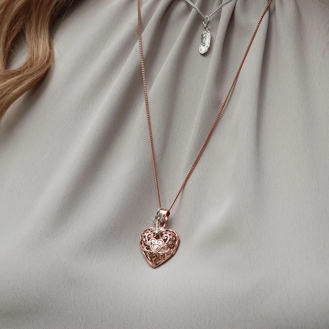 Key Locket | Rose Gold