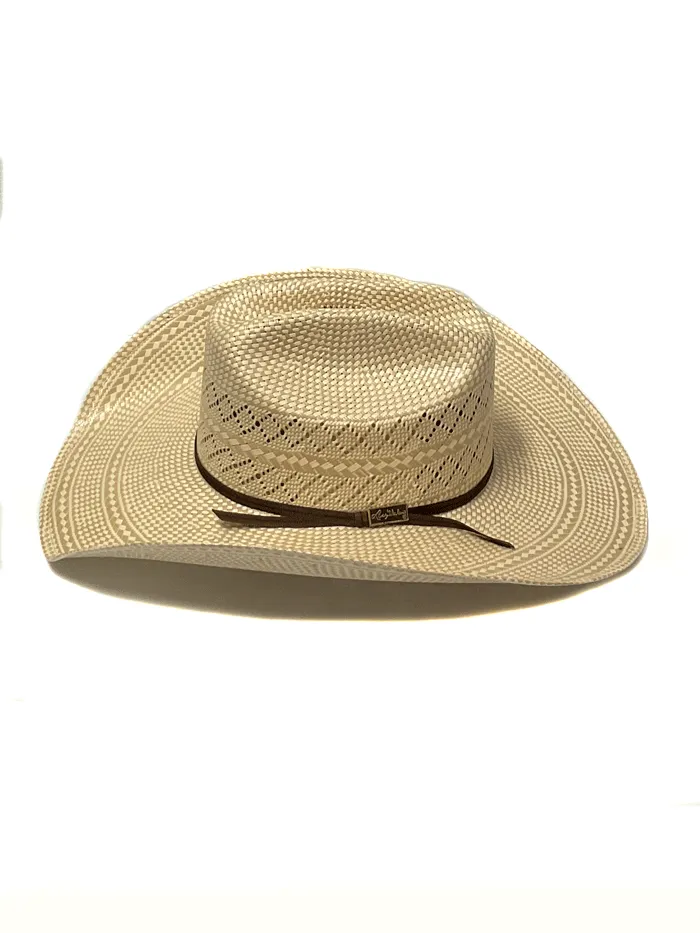 Larry Mahan MSL342COWX4414 10X COWBOY Straw Hat Ivory Tan