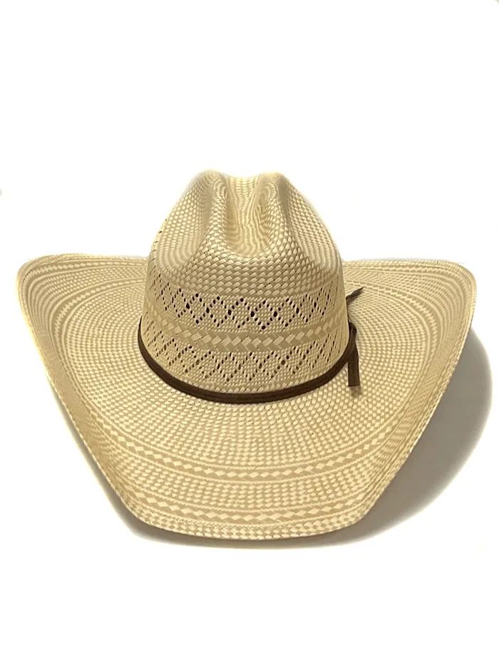 Larry Mahan MSL342COWX4414 10X COWBOY Straw Hat Ivory Tan