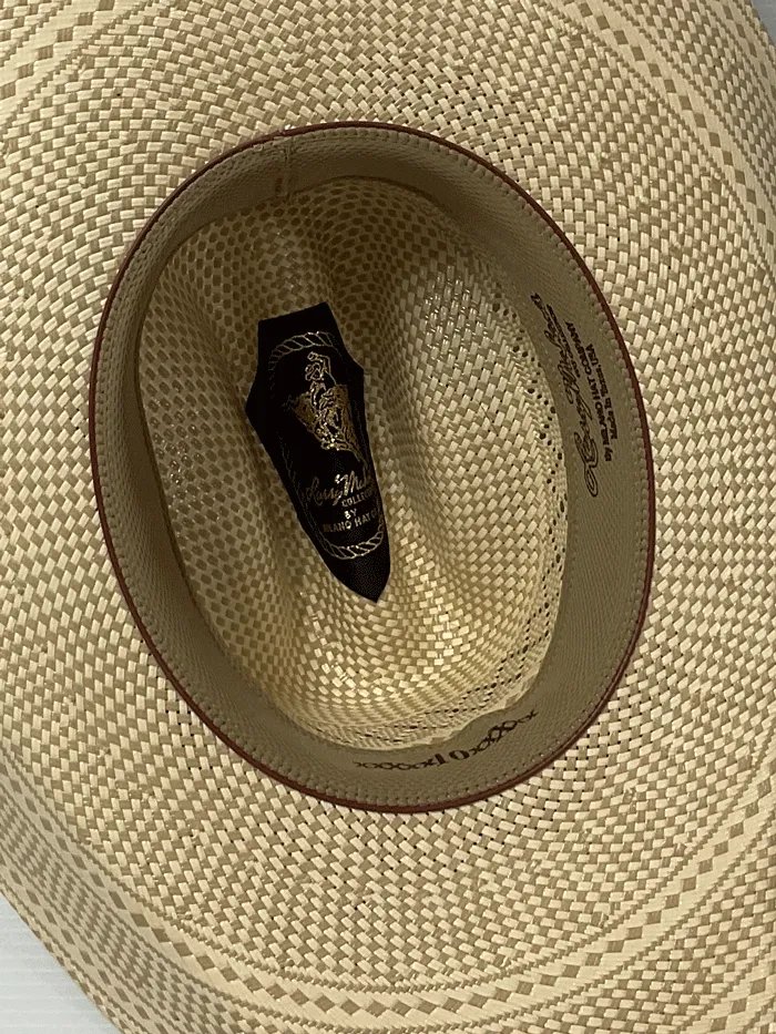 Larry Mahan MSL342COWX4414 10X COWBOY Straw Hat Ivory Tan