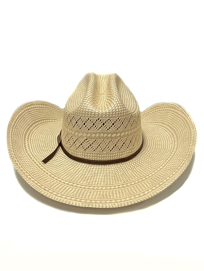 Larry Mahan MSL342COWX4414 10X COWBOY Straw Hat Ivory Tan