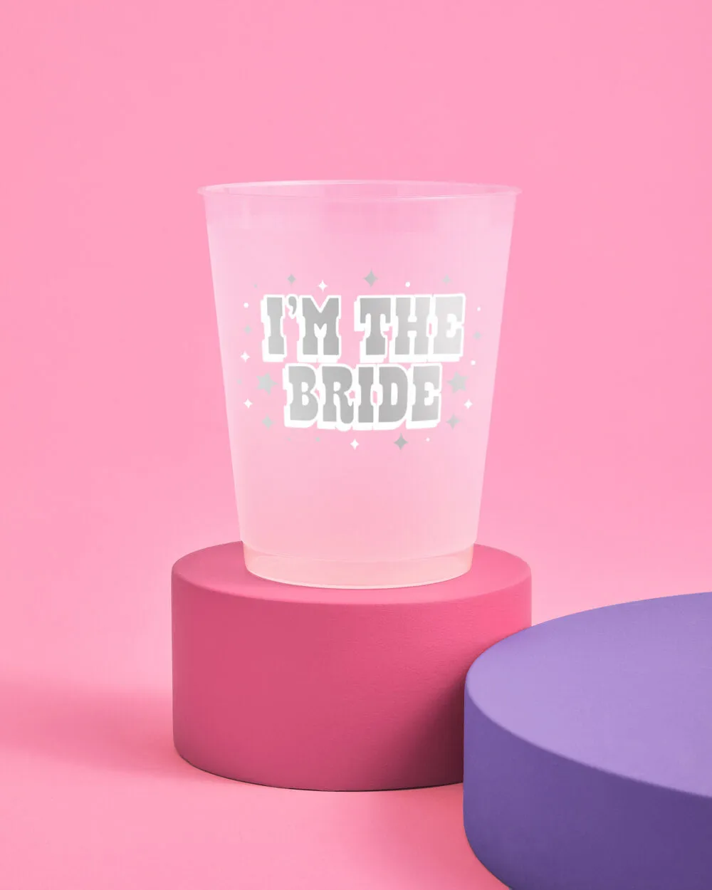 Let's Go Girls Cups - 16 reusable frost flex cups