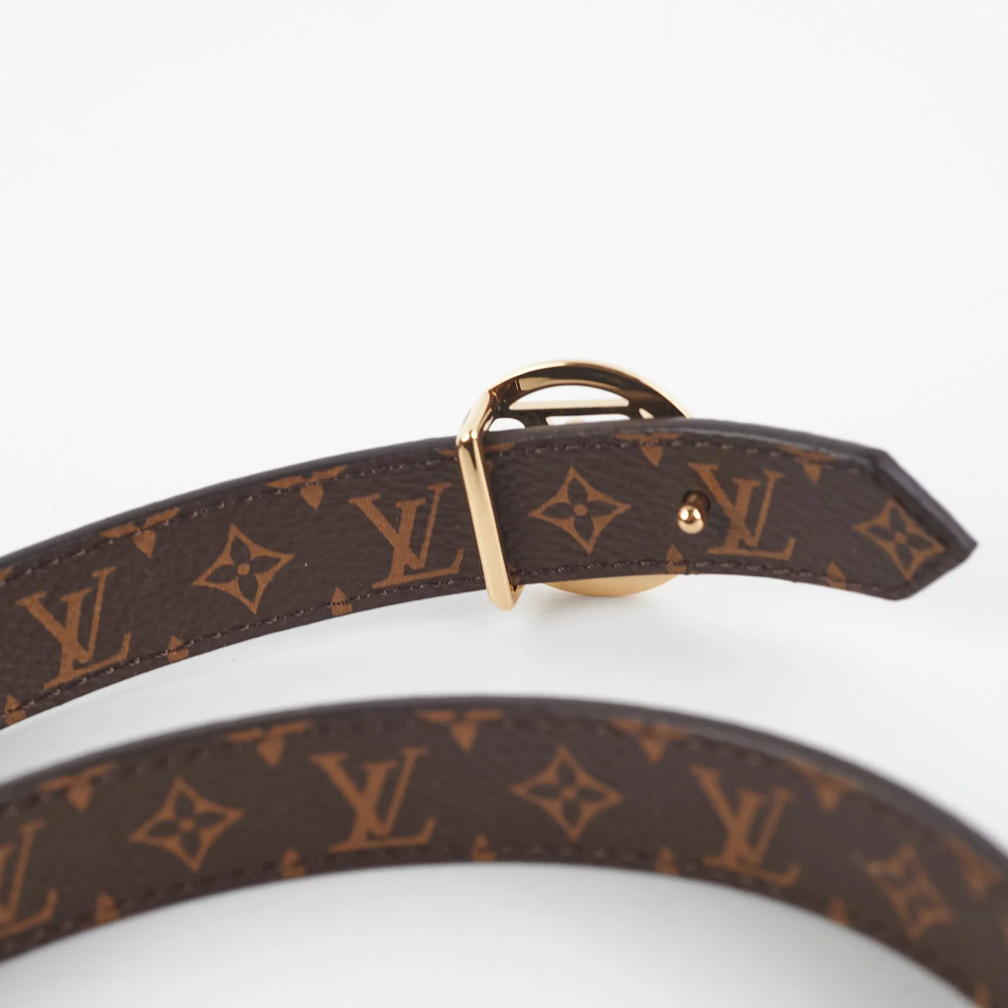 Louis Vuitton 20mm Reversible Logo Monogram 75cm Belt