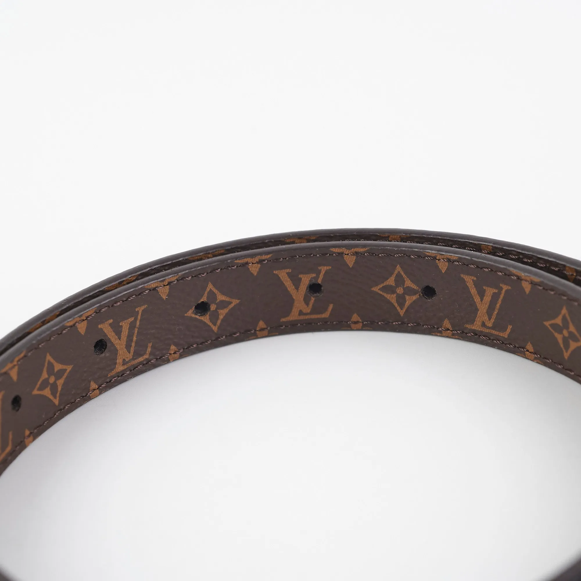 Louis Vuitton 20mm Reversible Logo Monogram 75cm Belt