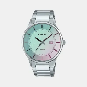 Men's Analog Stainless Steel Watch A2111 - MTP-E605D-7EVDF