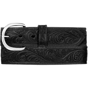 Men's Justin Western Scroll Tooled Belt By Leegin 53903