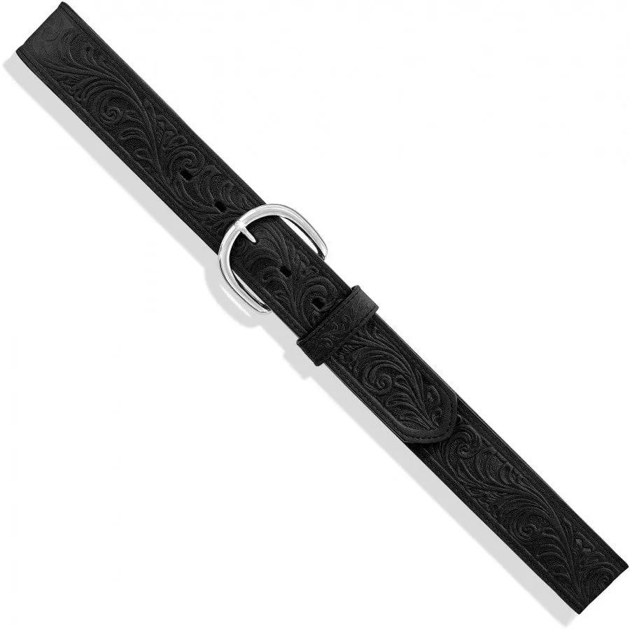 Men's Justin Western Scroll Tooled Belt By Leegin 53903