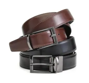 Mens Leather Reversible Belt