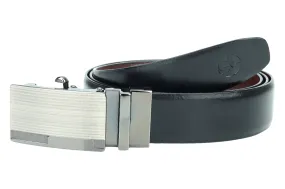Mens Reversible Auto lock leather Formal Belt 99353