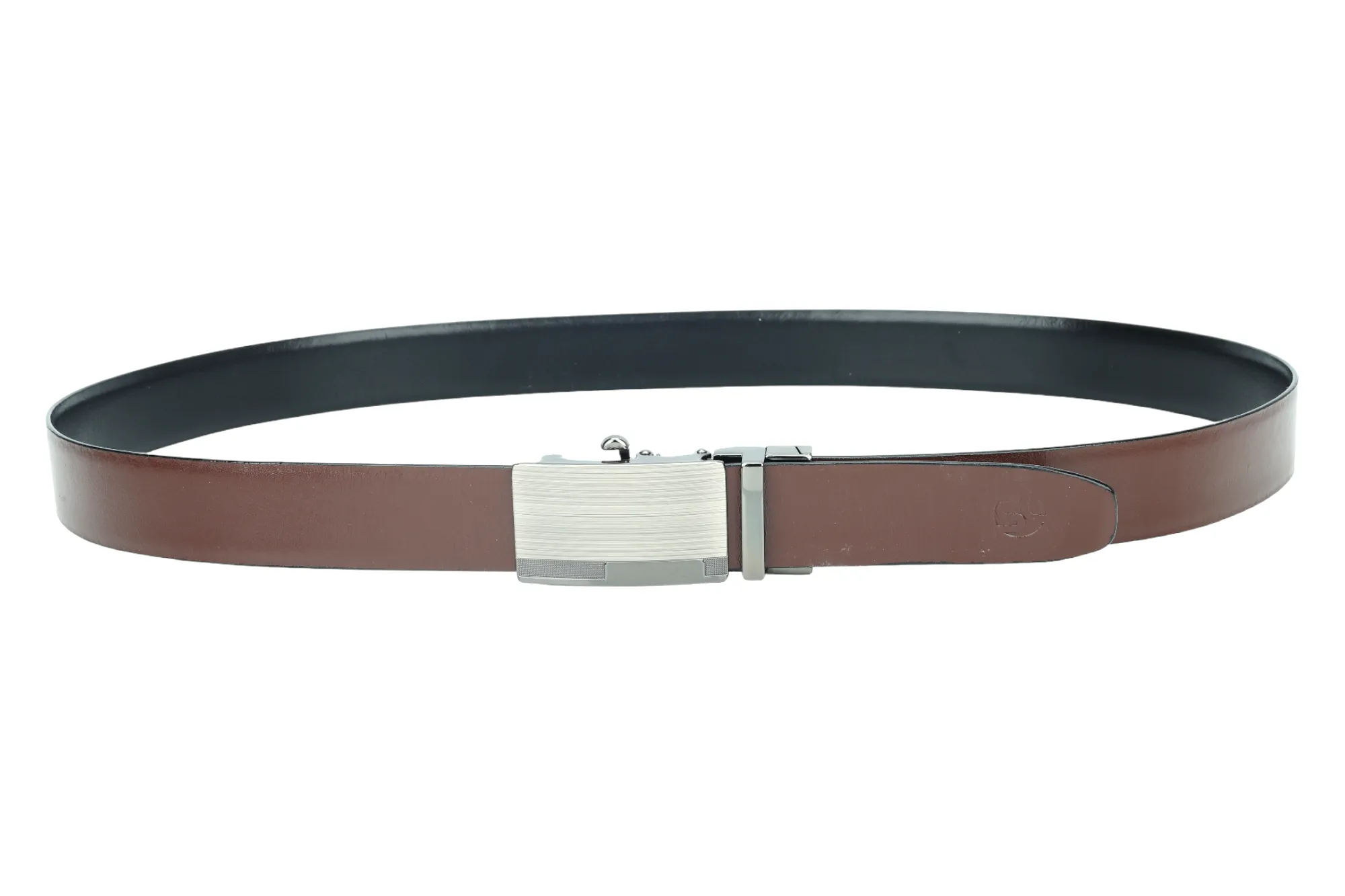 Mens Reversible Auto lock leather Formal Belt 99353