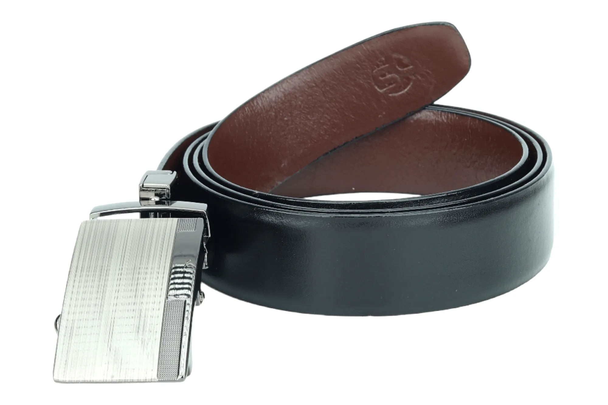 Mens Reversible Auto lock leather Formal Belt 99353