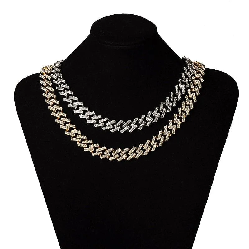 Miami Micro Pave Cuban Chain   Bracelet   Watch Set