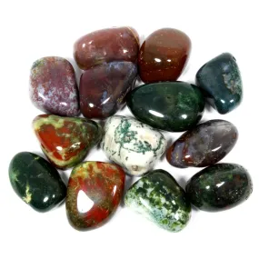 Mini Bloodstone Polished Tumblestone Healing Crystals