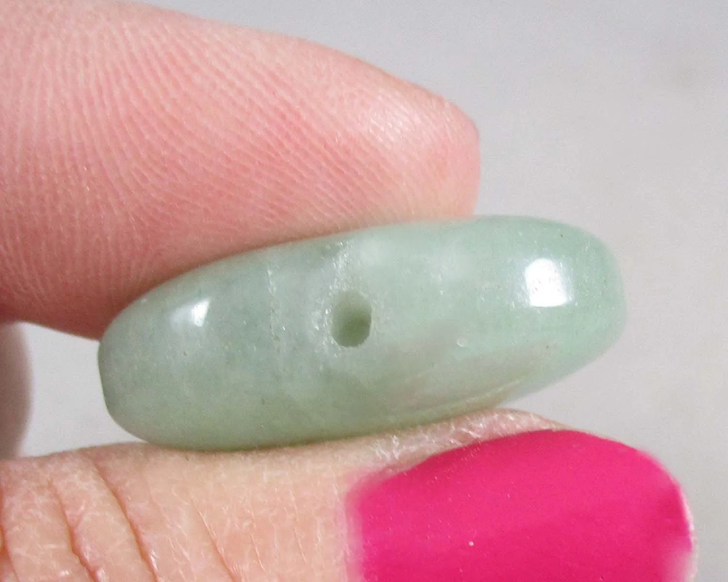 Mixed Stone Heart Beads (Drilled) 25mm 8pcs (C192)