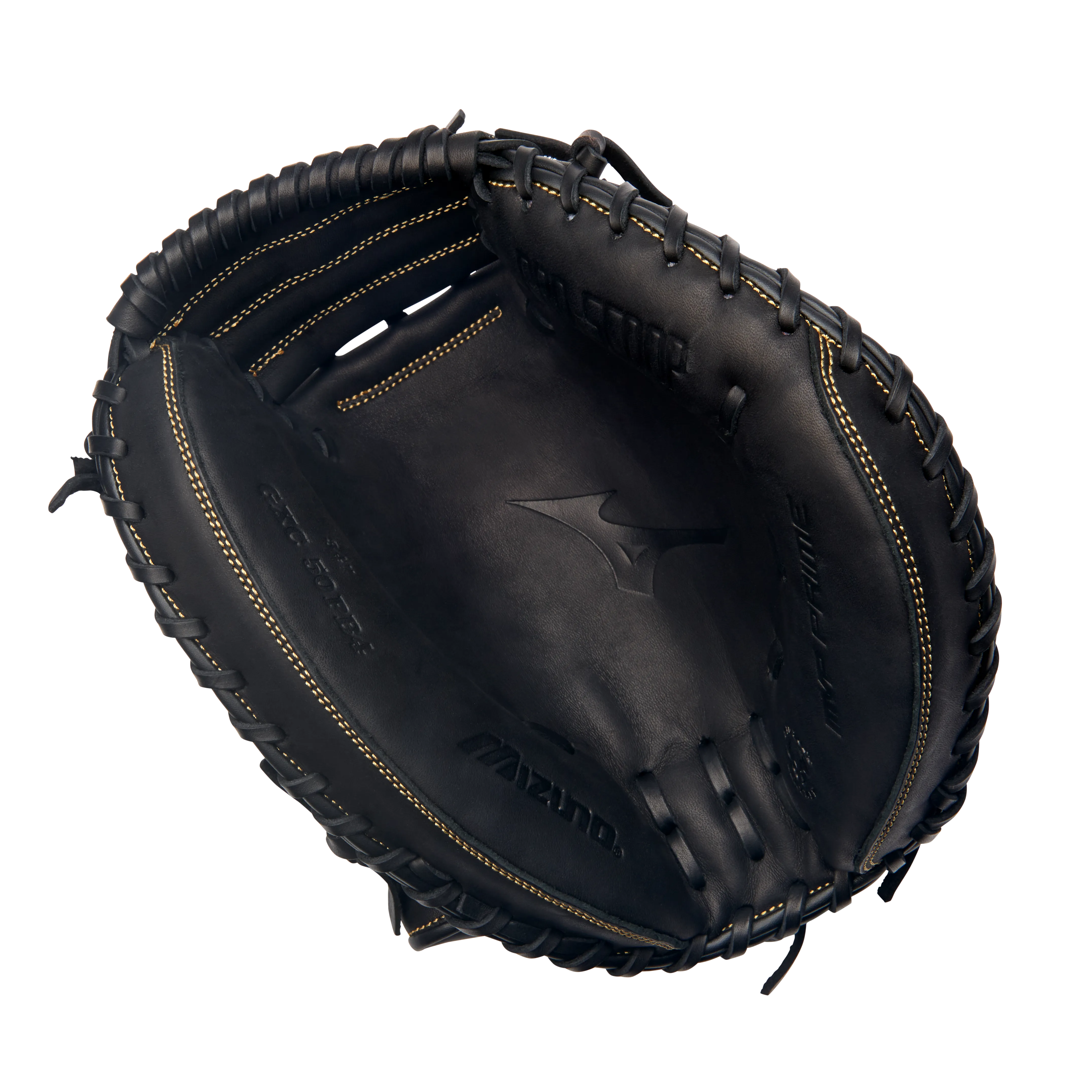 Mizuno MVP Prime 34 Inch RHT Baseball Catchers Mitt - Black/Gold