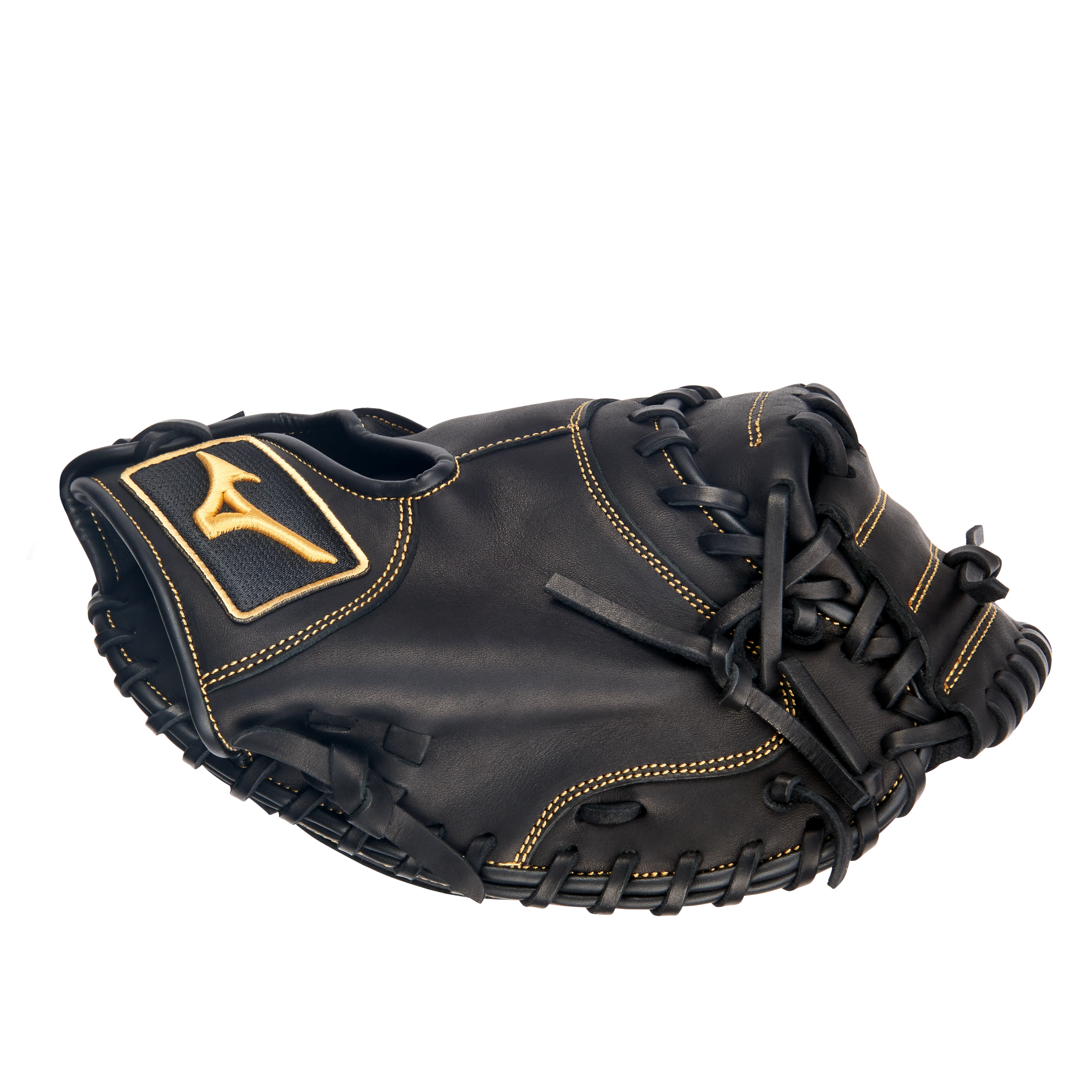 Mizuno MVP Prime 34 Inch RHT Baseball Catchers Mitt - Black/Gold