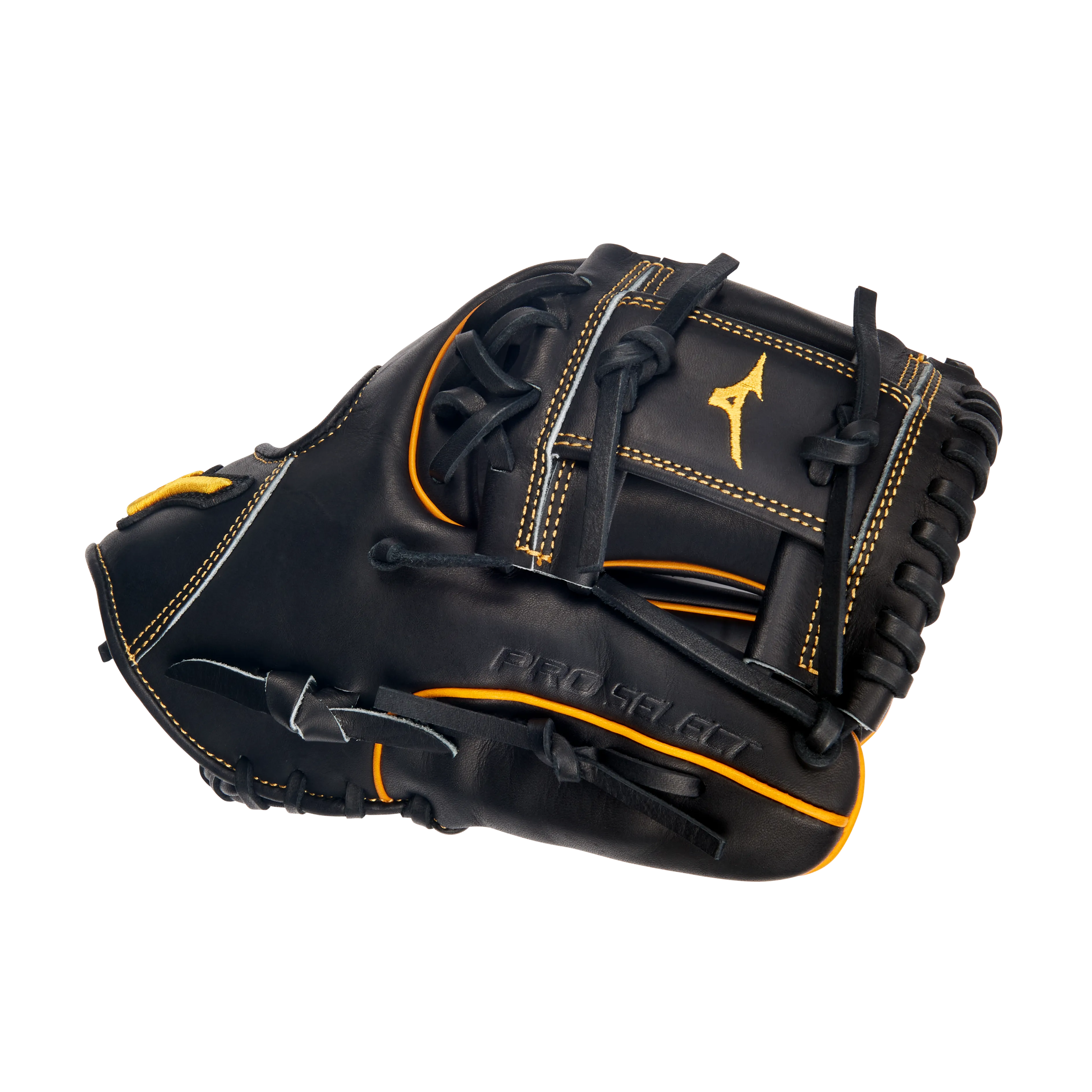 Mizuno Pro Select 11.5in Infield Glove || Black/Gold GPS2-400S