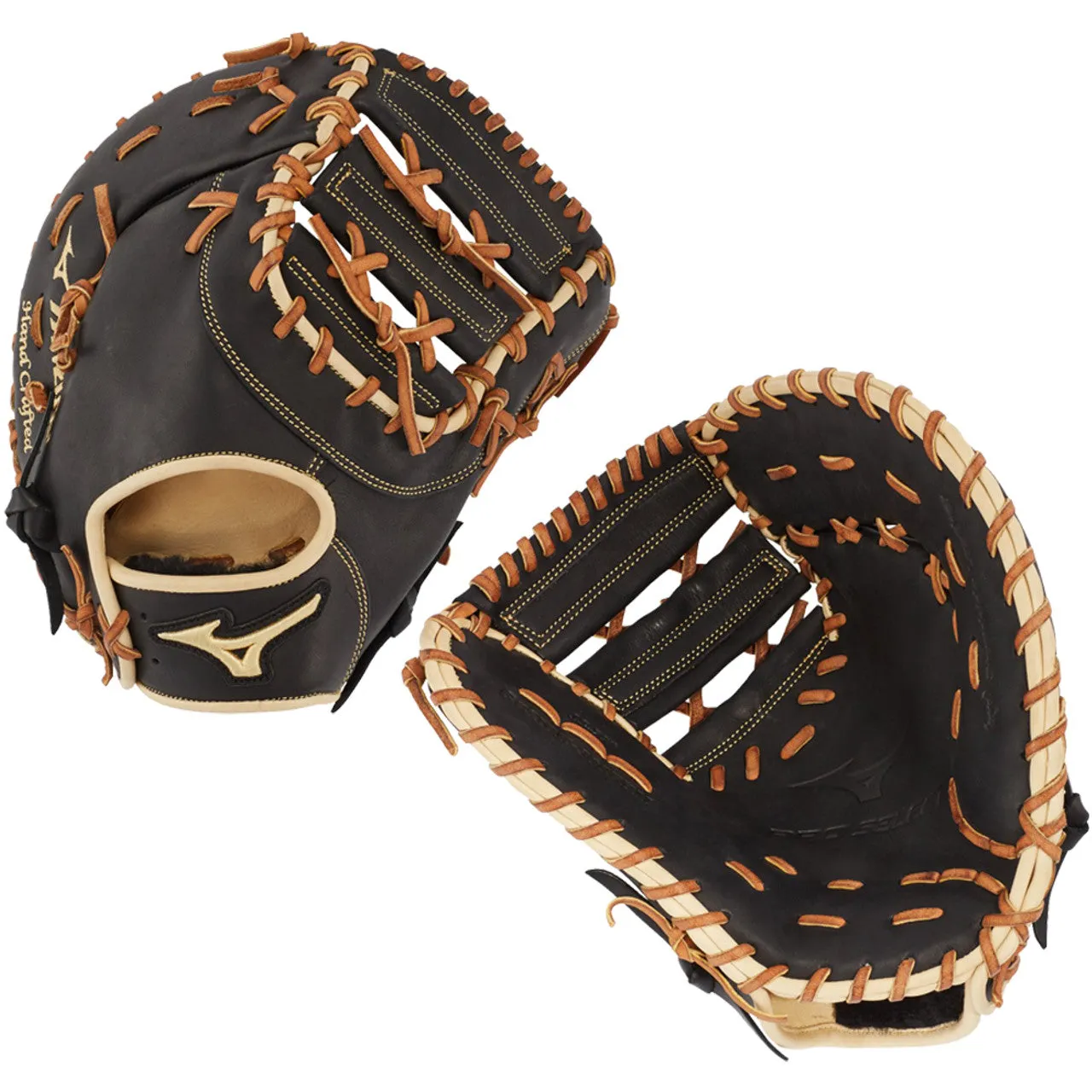 Mizuno Pro Select 12.5in First Base Glove || GPS1BK-300FBM