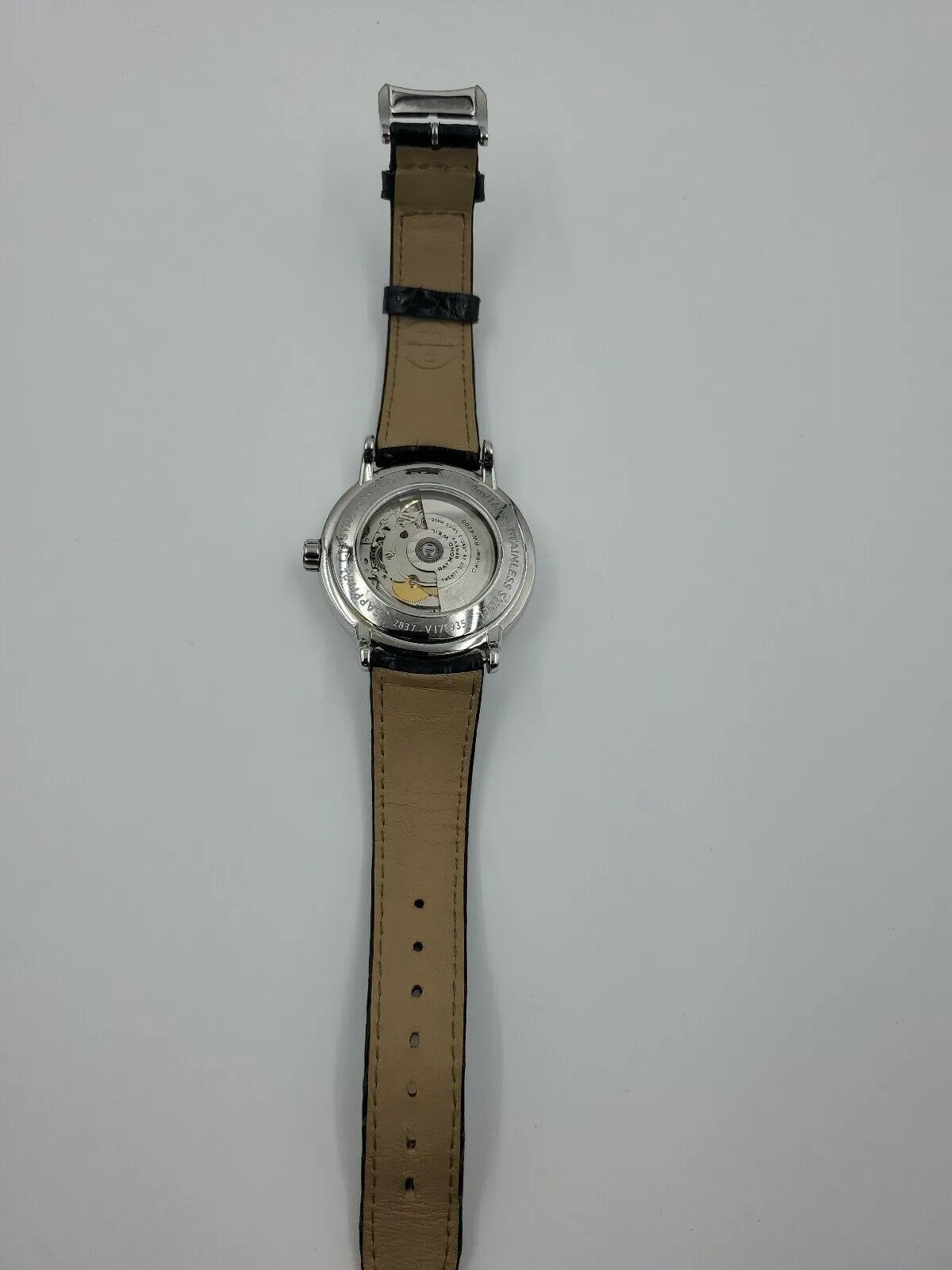 New Raymond Weil Women's 2837-SLS-00296 Maestro Blue Mother Pearl Diamond $3850