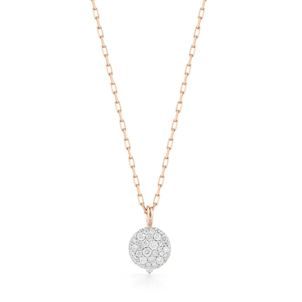 OC X WF 18K SMALL DIAMOND PEBBLE LOCKET