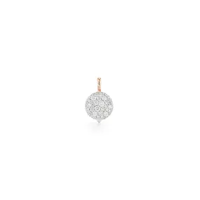 OC X WF 18K SMALL DIAMOND PEBBLE LOCKET