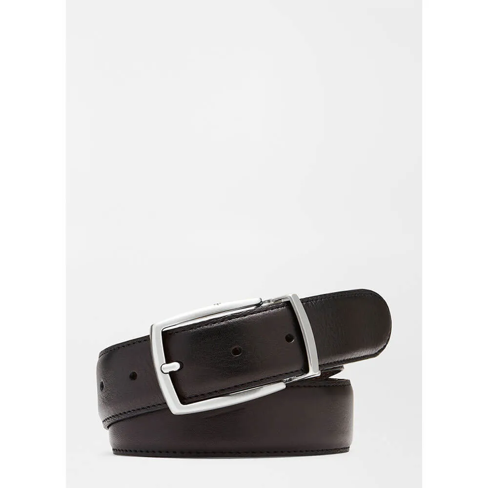 Peter Millar Reversible Leather Belt - Black/Brown*