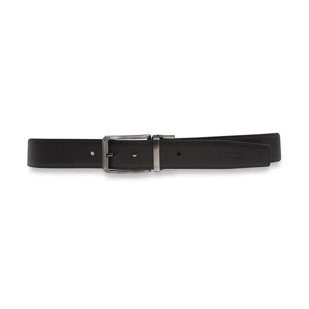 Picard Gregory Pin Reversible 35mm Men's  Leather Belt (Black/Cafe)