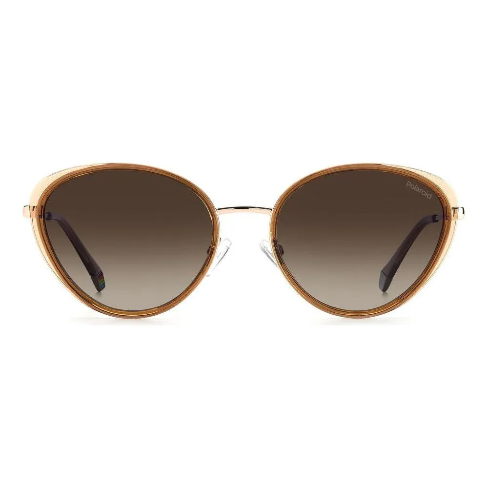 Polaroid Beige Plastic Sunglasses