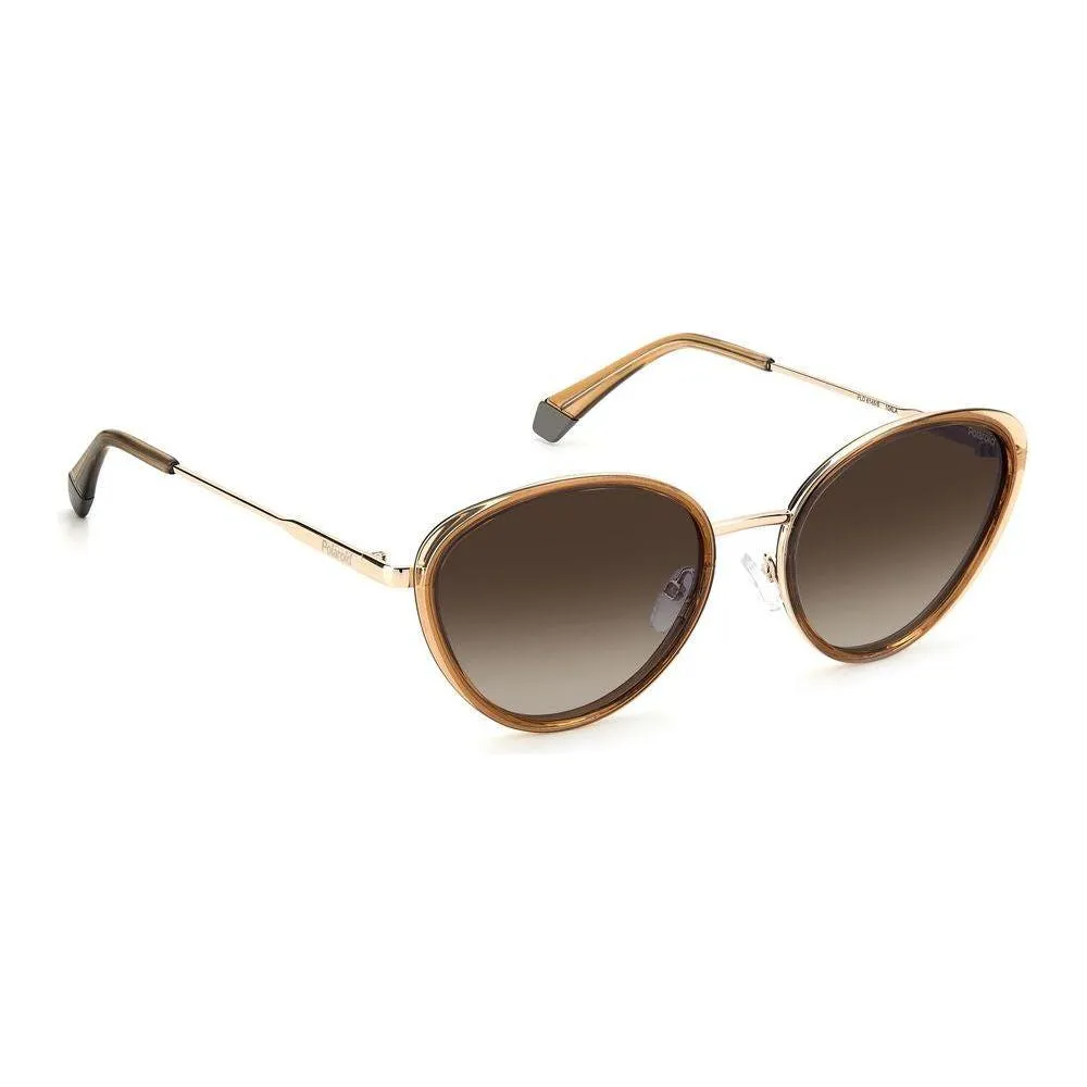 Polaroid Beige Plastic Sunglasses