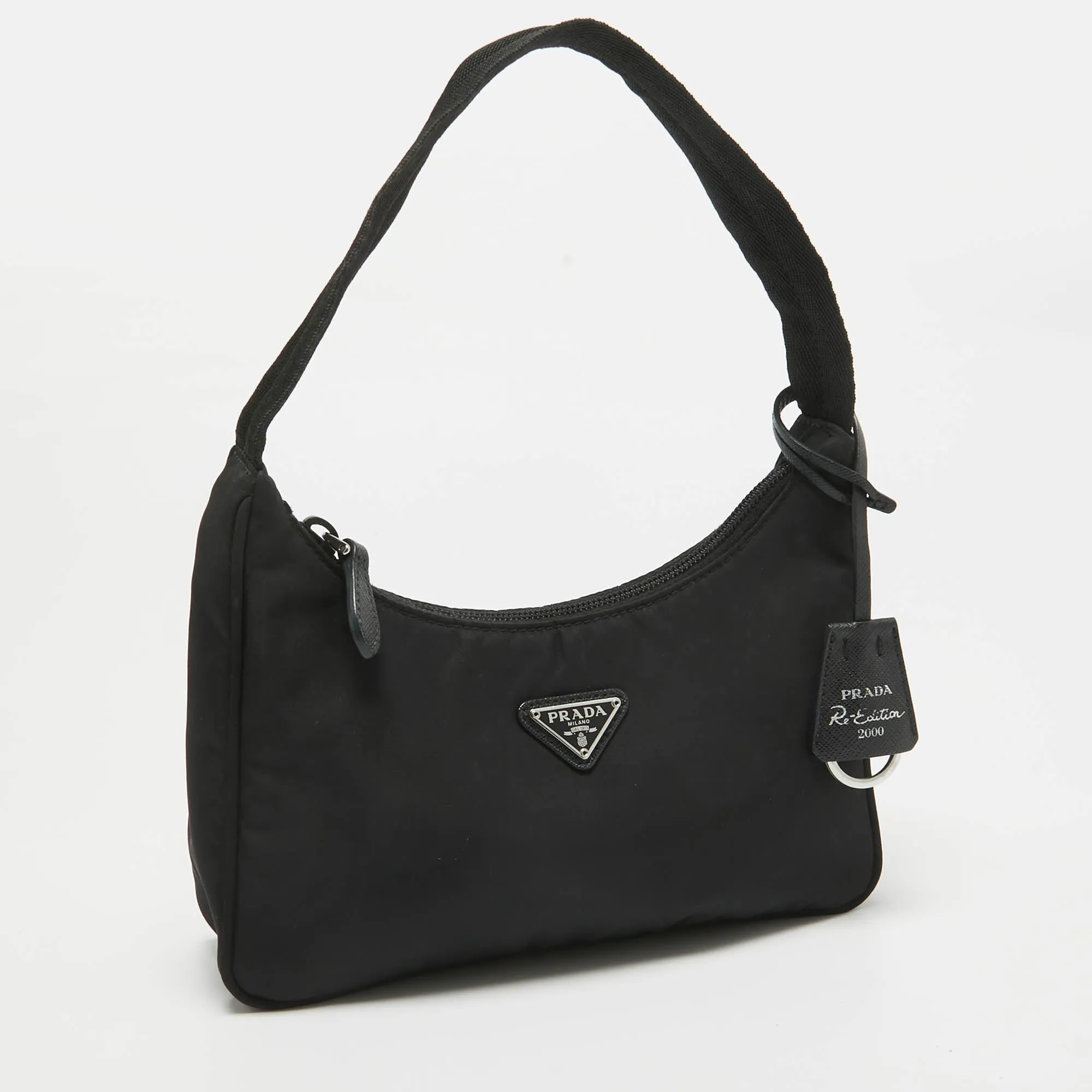 Prada Black Nylon Re-Edition 2000 Bag