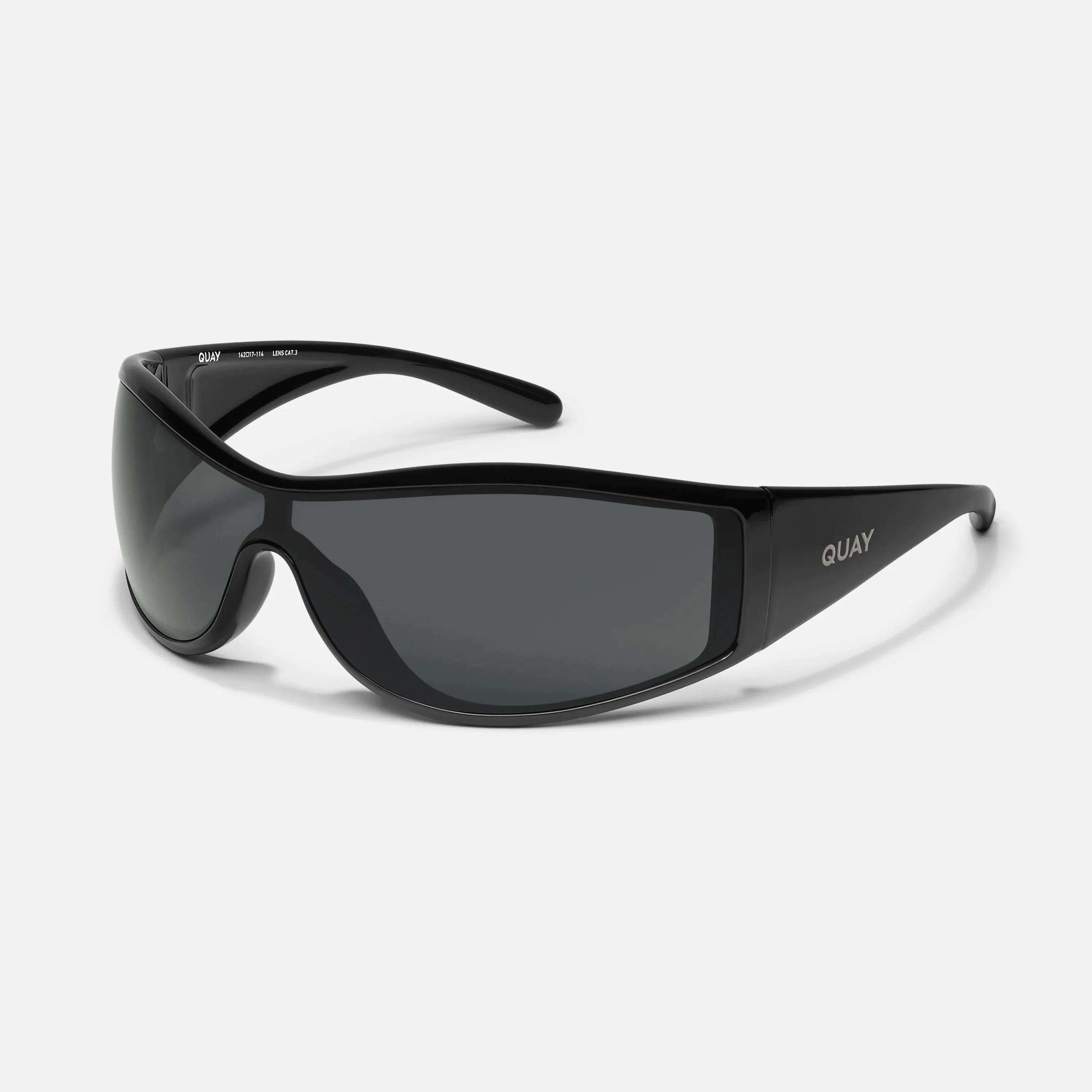 QUAY Speed Dial Sunglasses - Black/Black