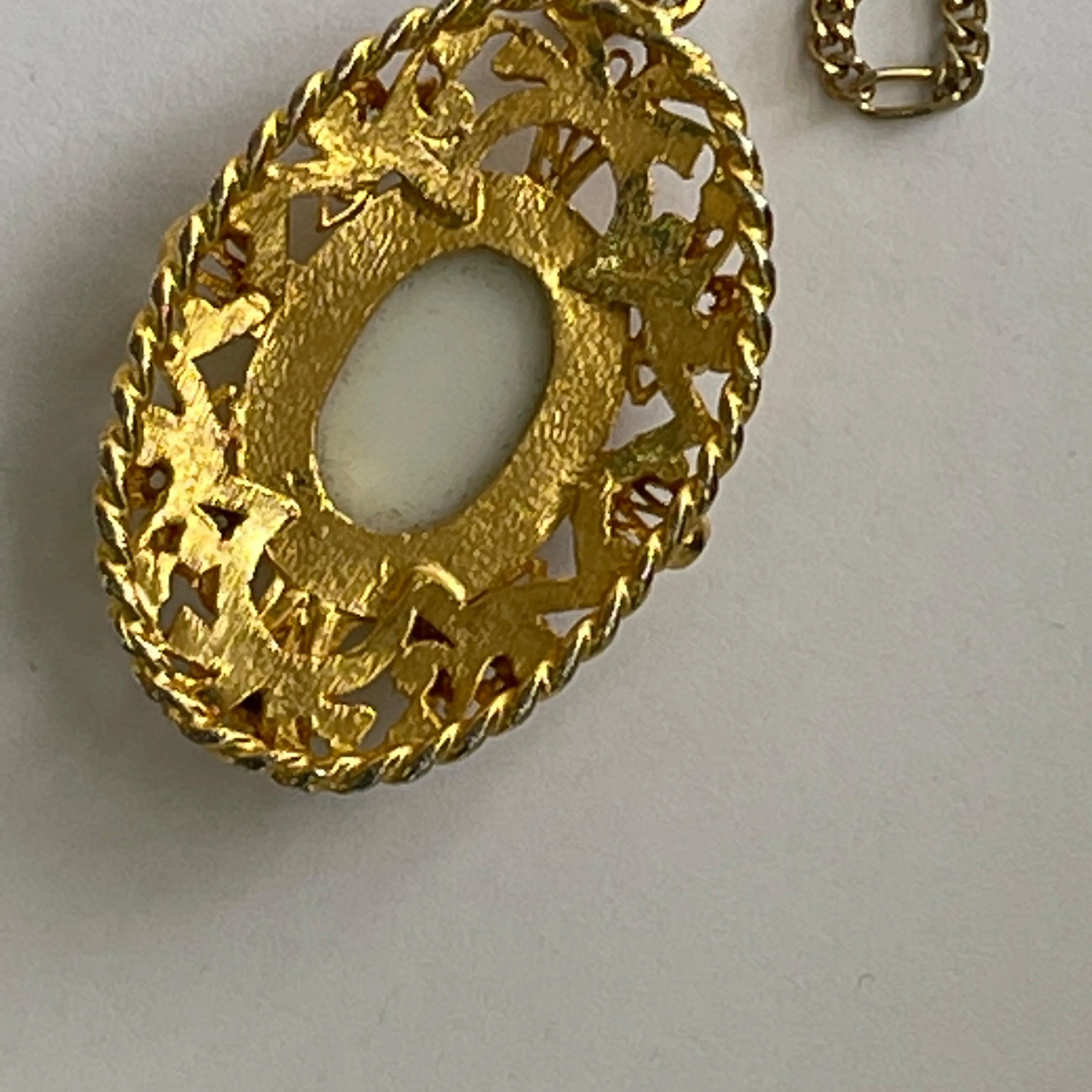 Renaissance Style Portrait Pendant
