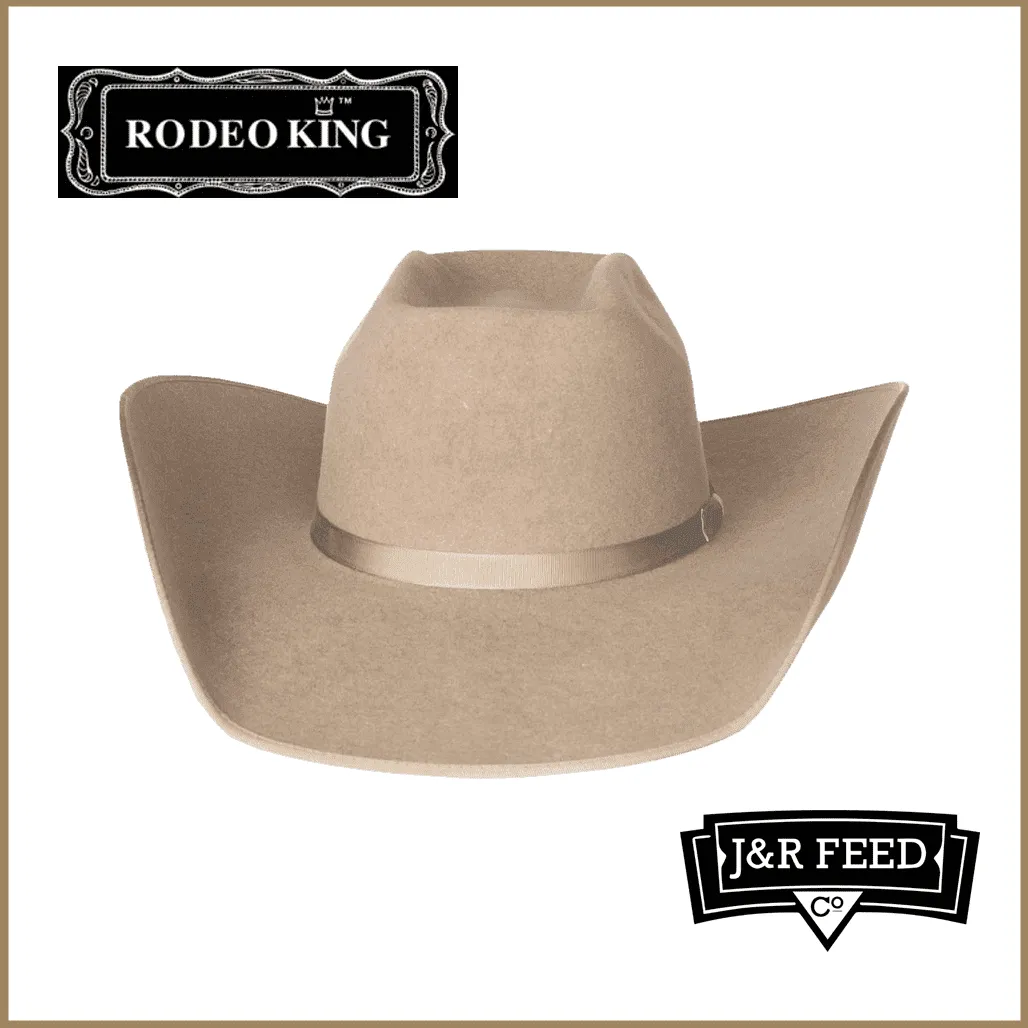 RODEO KING 7X ASH FELT HAT