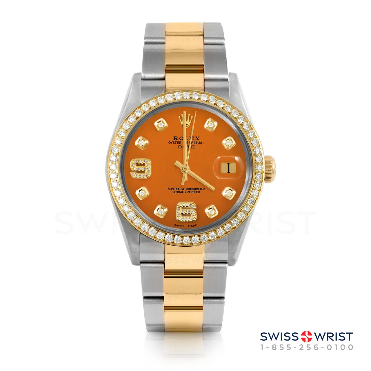 Rolex Date 34mm | 1500-TT-ORN-8DA69-BDS-OYS