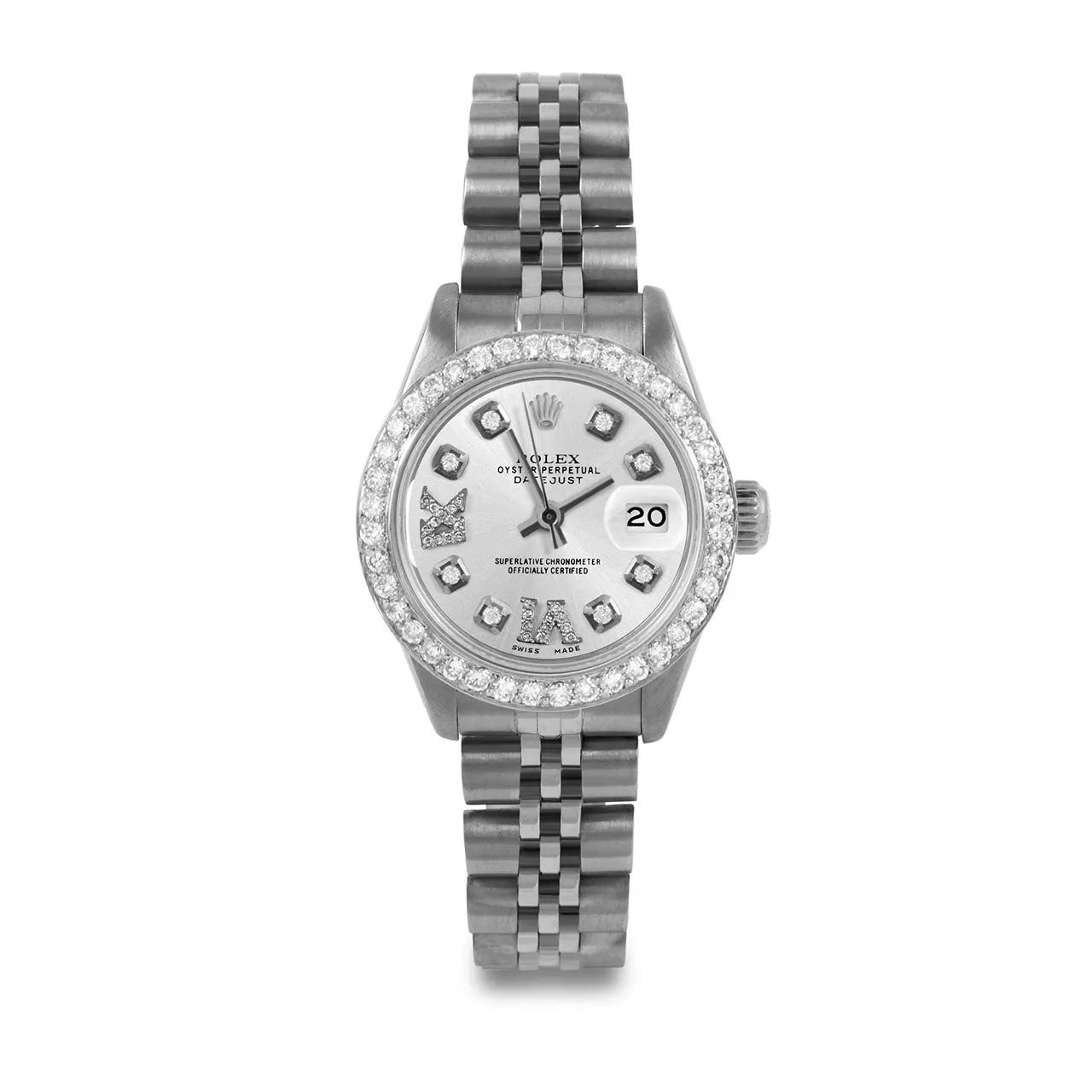 Rolex Datejust 26mm | 6917-SS-SLV-8DR69-BDS-JBL