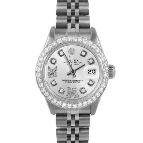 Rolex Datejust 26mm | 6917-SS-SLV-8DR69-BDS-JBL