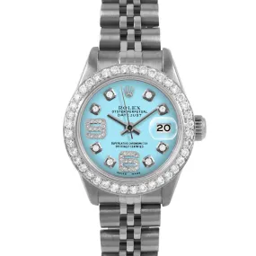 Rolex Datejust 26mm | 6917-SS-TRQ-8DA69-BDS-JBL