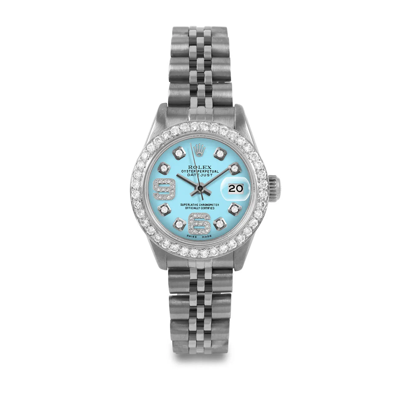 Rolex Datejust 26mm | 6917-SS-TRQ-8DA69-BDS-JBL