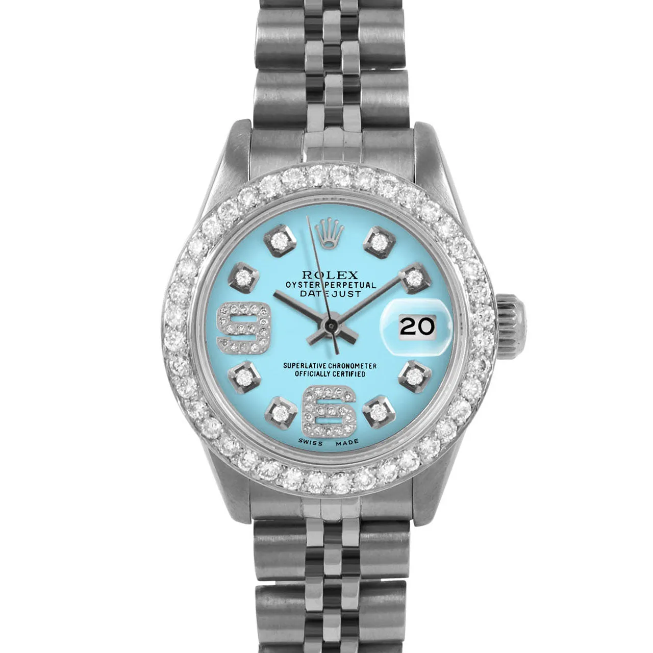 Rolex Datejust 26mm | 6917-SS-TRQ-8DA69-BDS-JBL