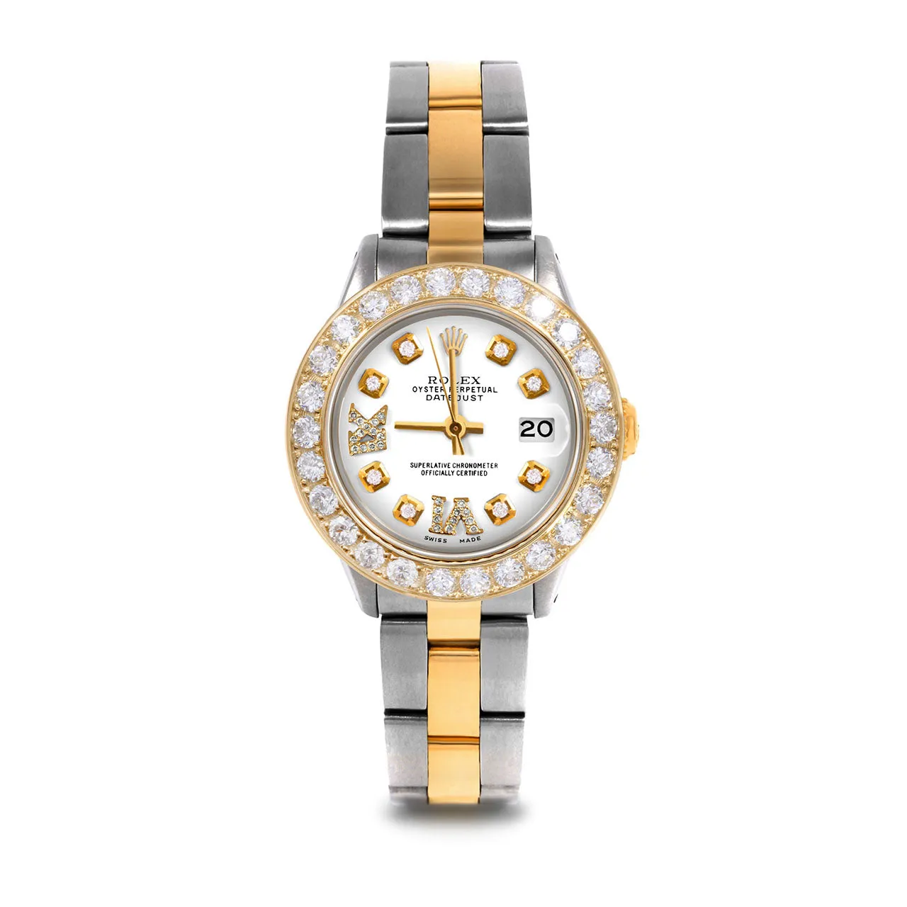 Rolex Datejust 26mm | 6917-TT-WHT-8DR69-2CT-OYS
