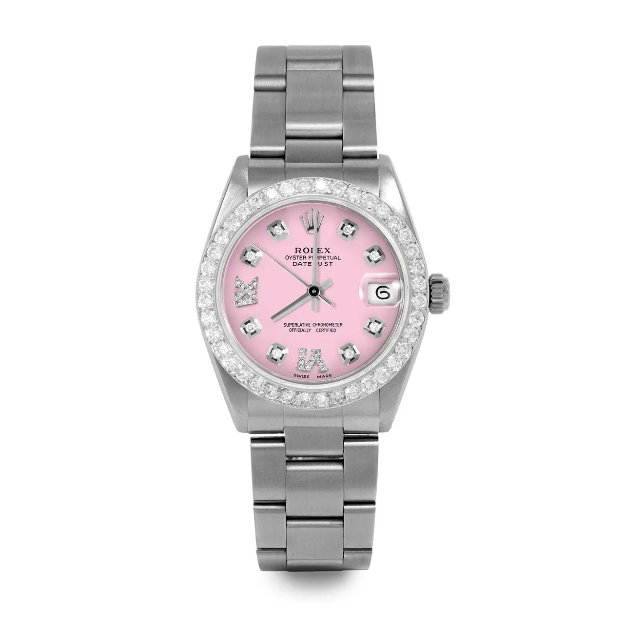 Rolex Datejust 31mm | 6827-SS-PNK-8DR69-2CT-OYS