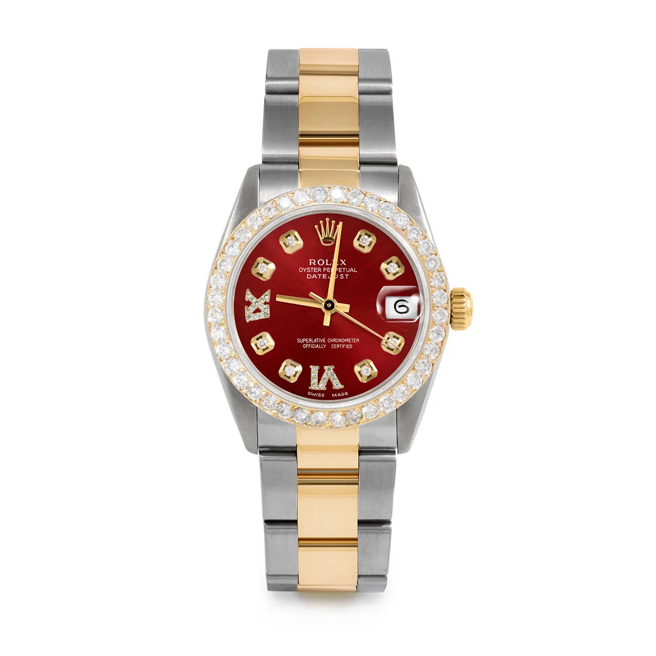 Rolex Datejust 31mm | 6827-TT-RED-8DR69-2CT-OYS