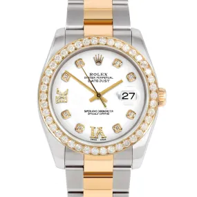 Rolex Datejust 36mm | 116233-WHT-8DR69-25CT-OYS