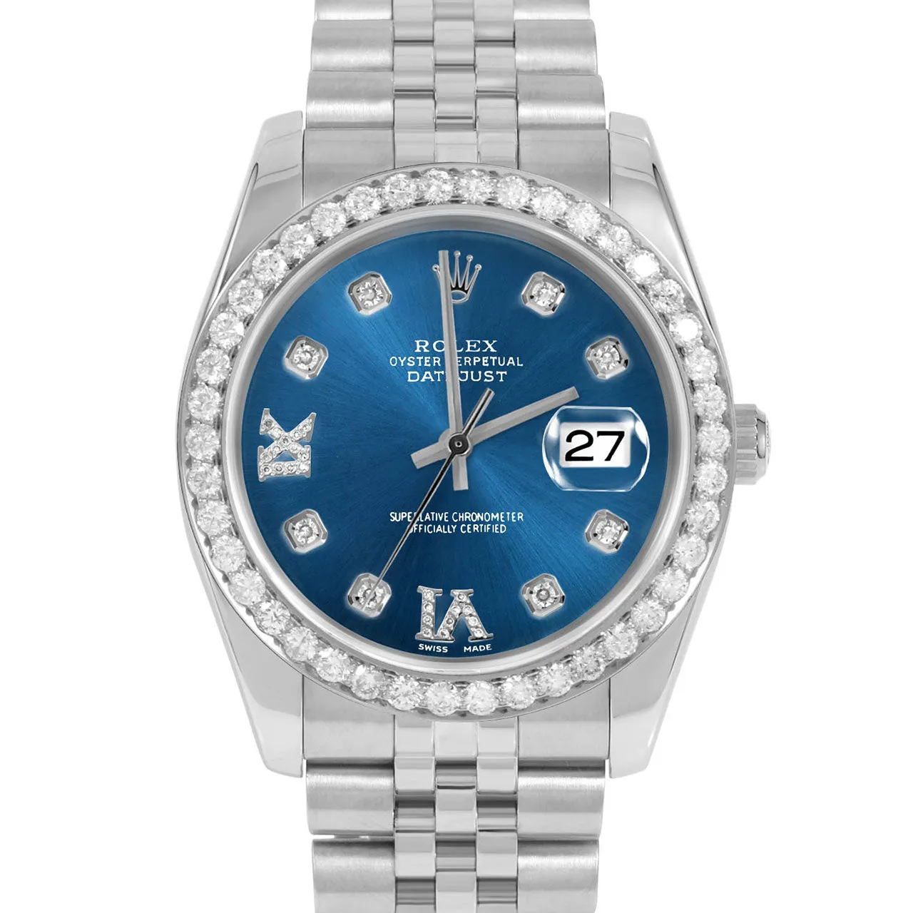 Rolex Datejust 36mm | 116234-BLU-8DR69-25CT-JBL