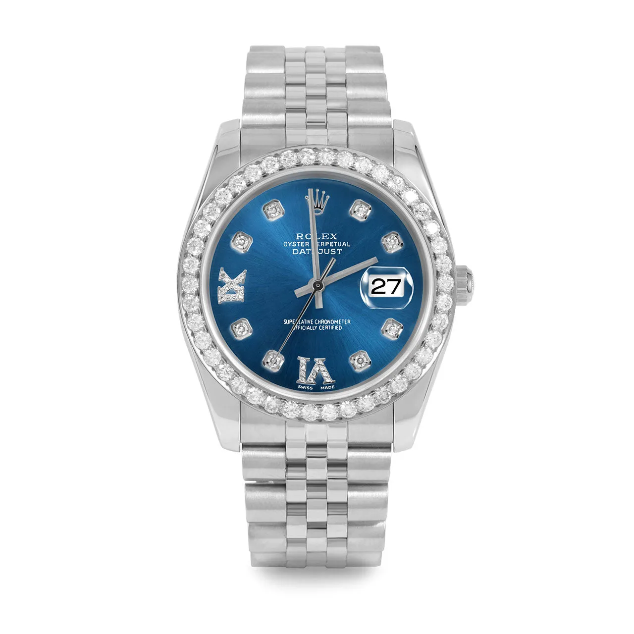 Rolex Datejust 36mm | 116234-BLU-8DR69-25CT-JBL