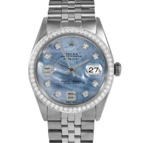 Rolex Datejust 36mm | 1601-SS-BLMOP-8DA69-BDS-JBL