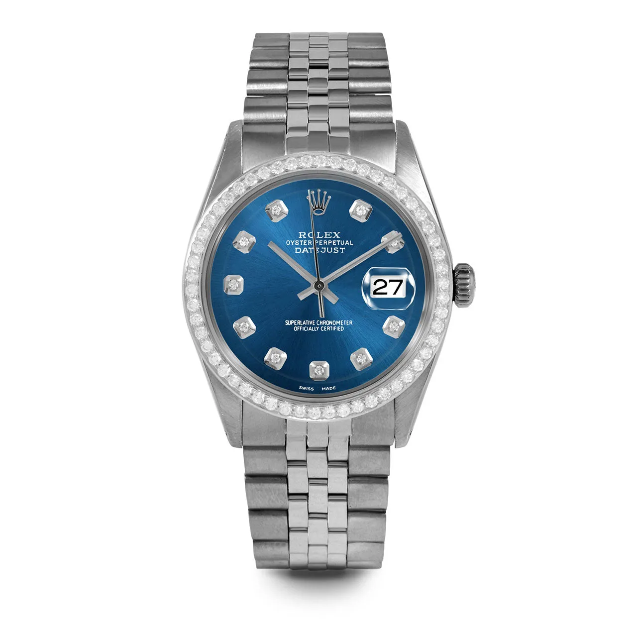 Rolex Datejust 36mm | 1601-SS-BLU-DIA-AM-BDS-JBL